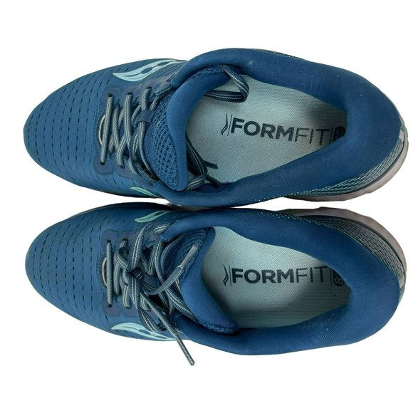 Saucony Womens Guide 13 Blue Running Shoes Sneakers Size 10 S10548-25 - Picture 6 of 7